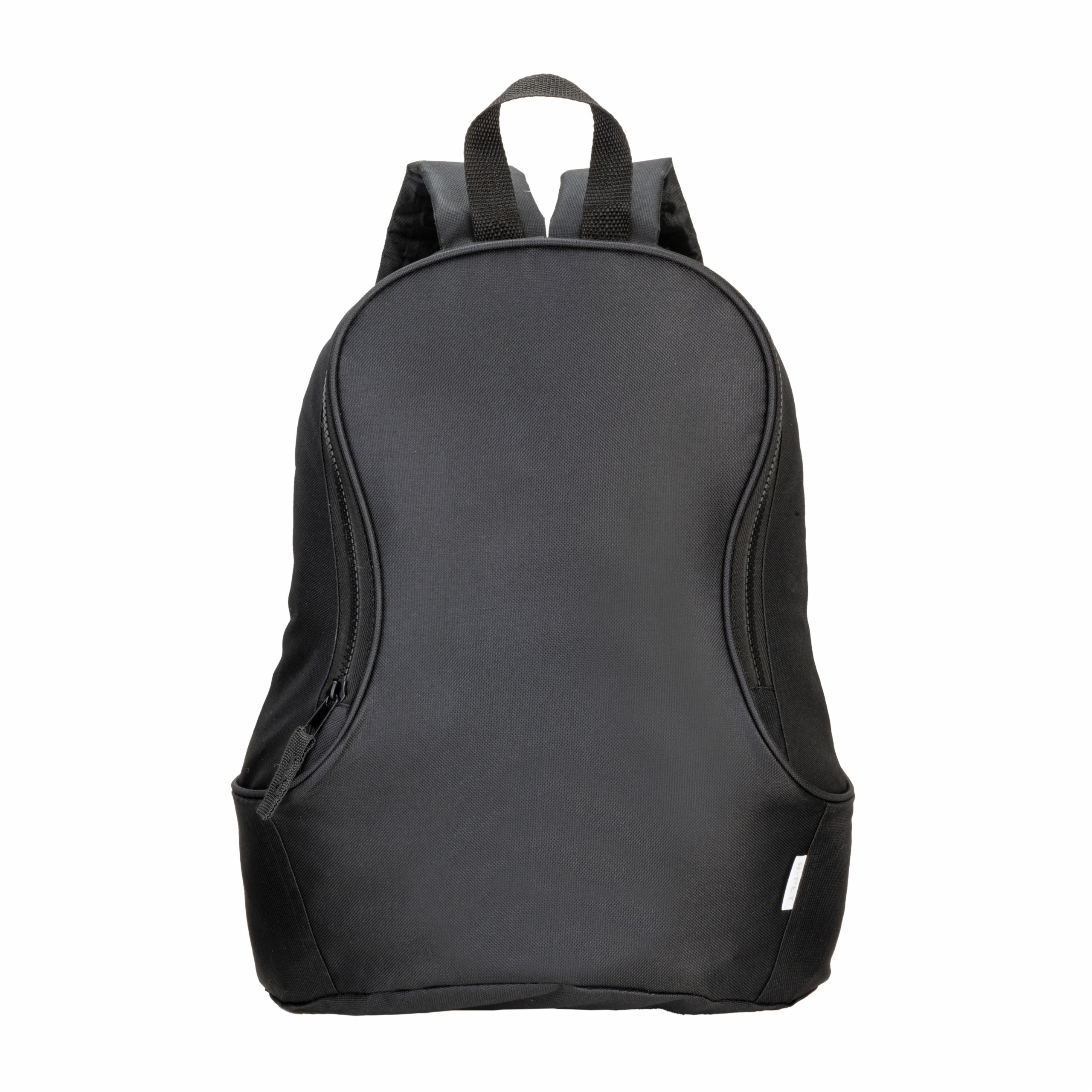 Mochila de poliéster reciclado R-PET con correas ajustables y acolchadas, Negro, , , 600D RPET POLYESTER,