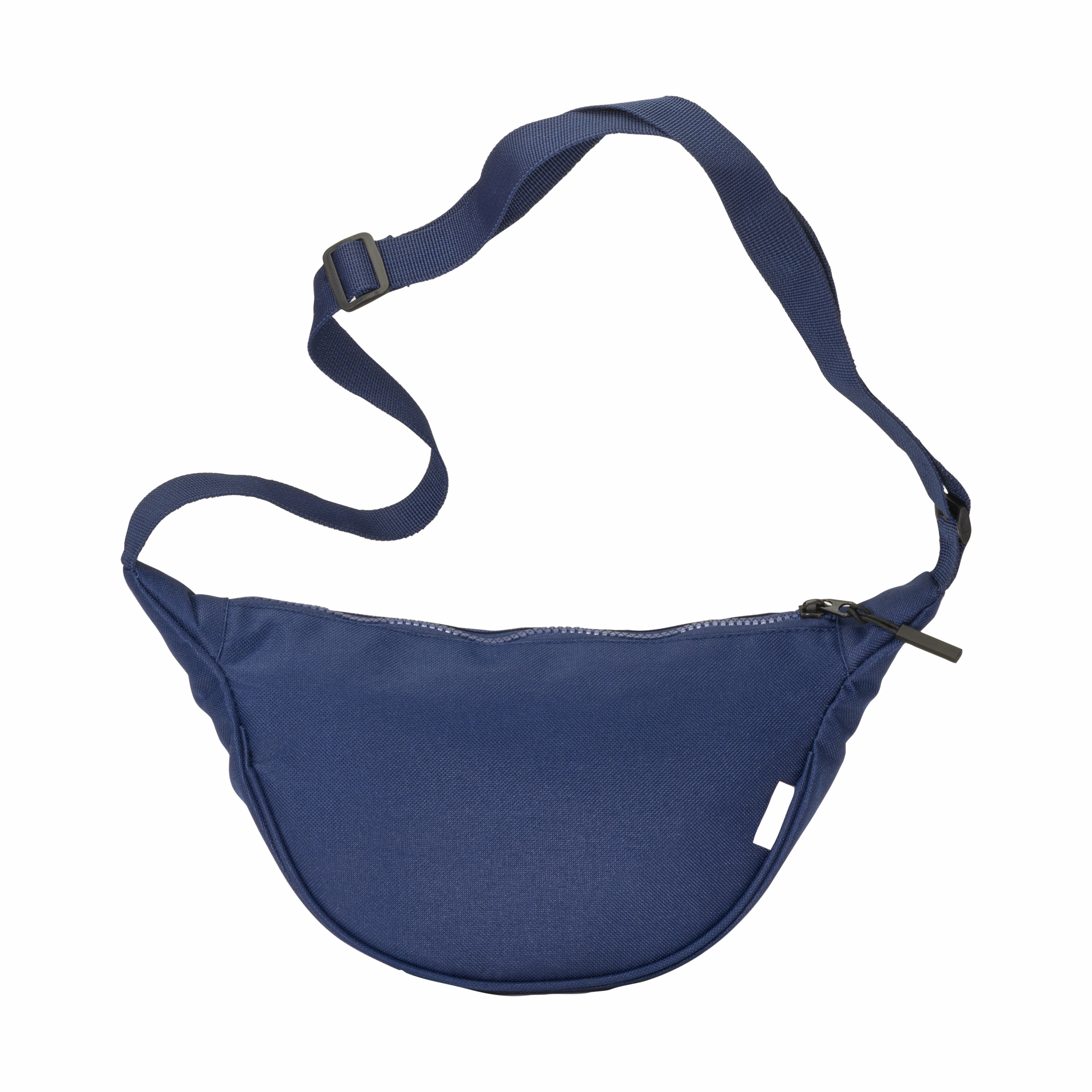 Riñonera de poliéster reciclado R-PET con correa ajustable, Azul, , , 600D RPET POLYESTER,