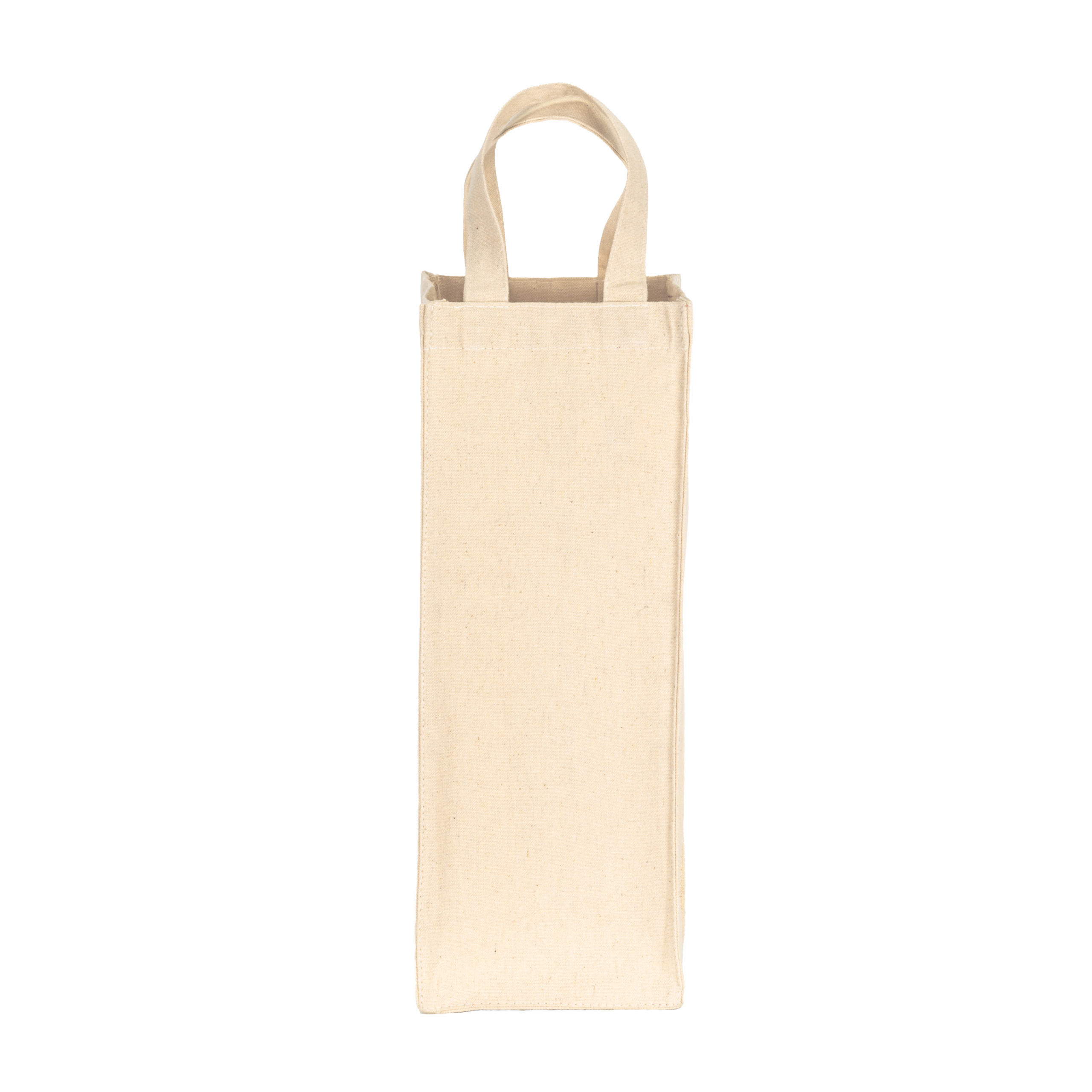 Bolsa para una botella fabricada con algodón reciclado de 250 g/m2, Natural, , , 80%COT RIC/20% POL.RIC-250 G,