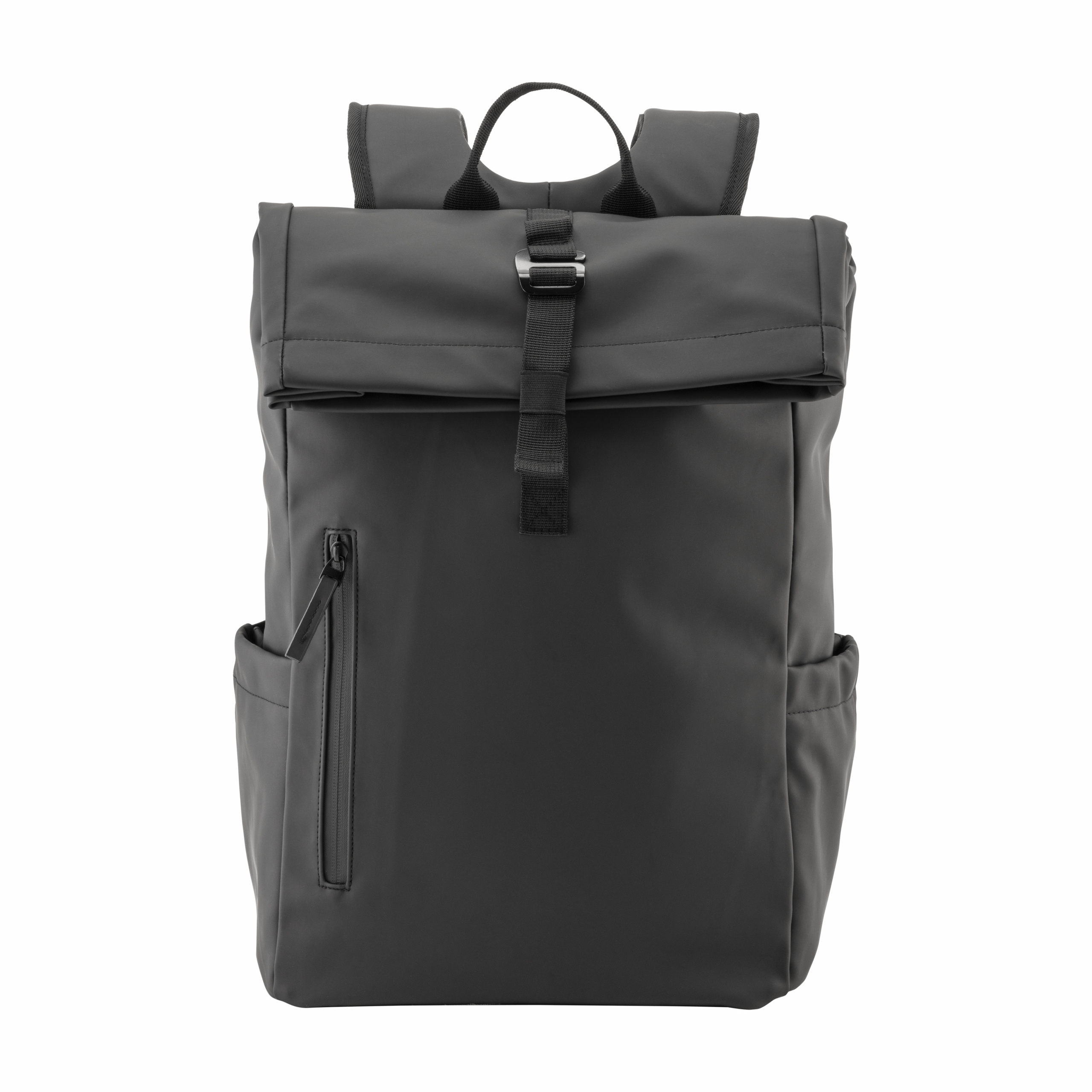 Mochila porta PC (15) en suave PU resistente al agua, Negro, , , ,