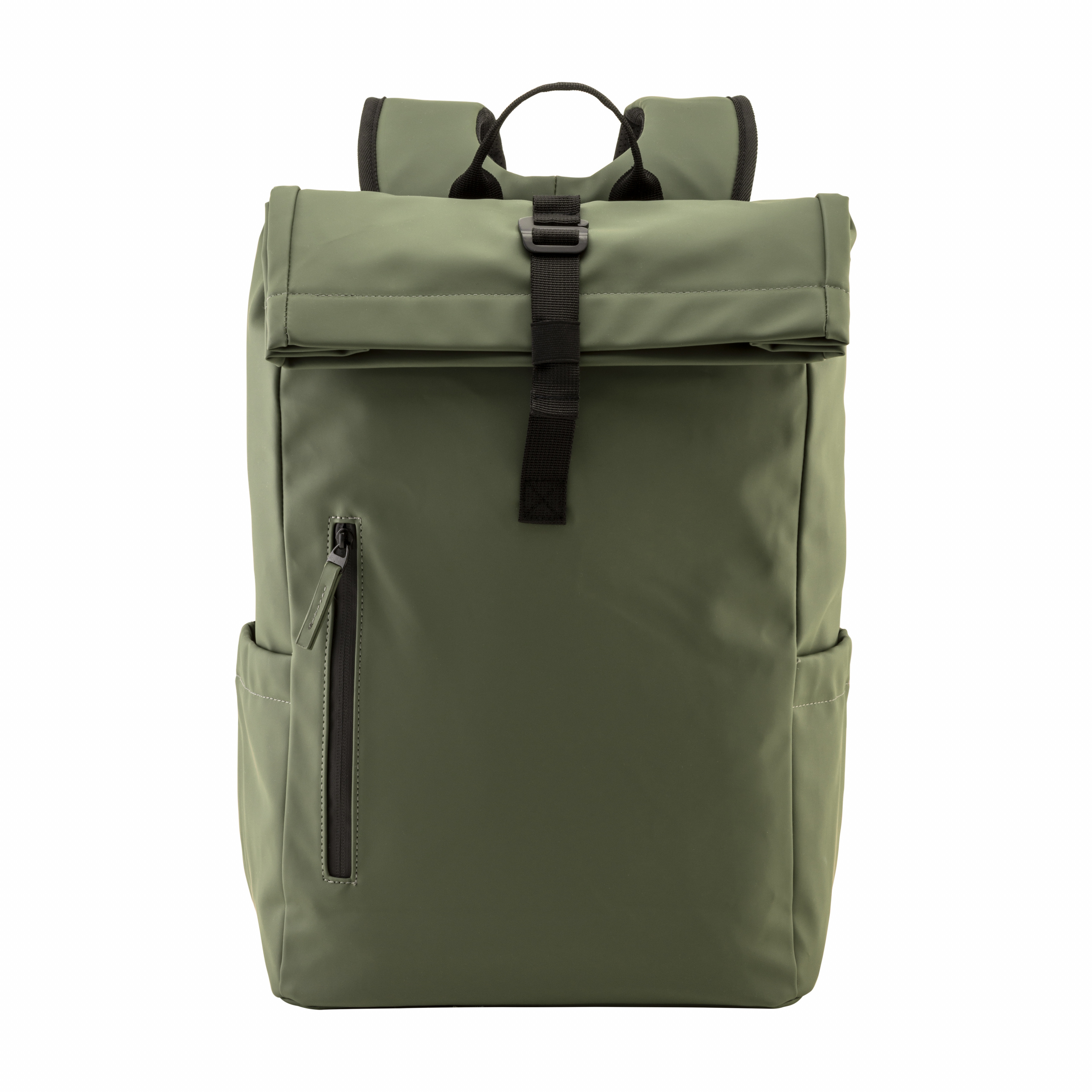 Mochila porta PC (15) en suave PU resistente al agua, Verde, , , ,