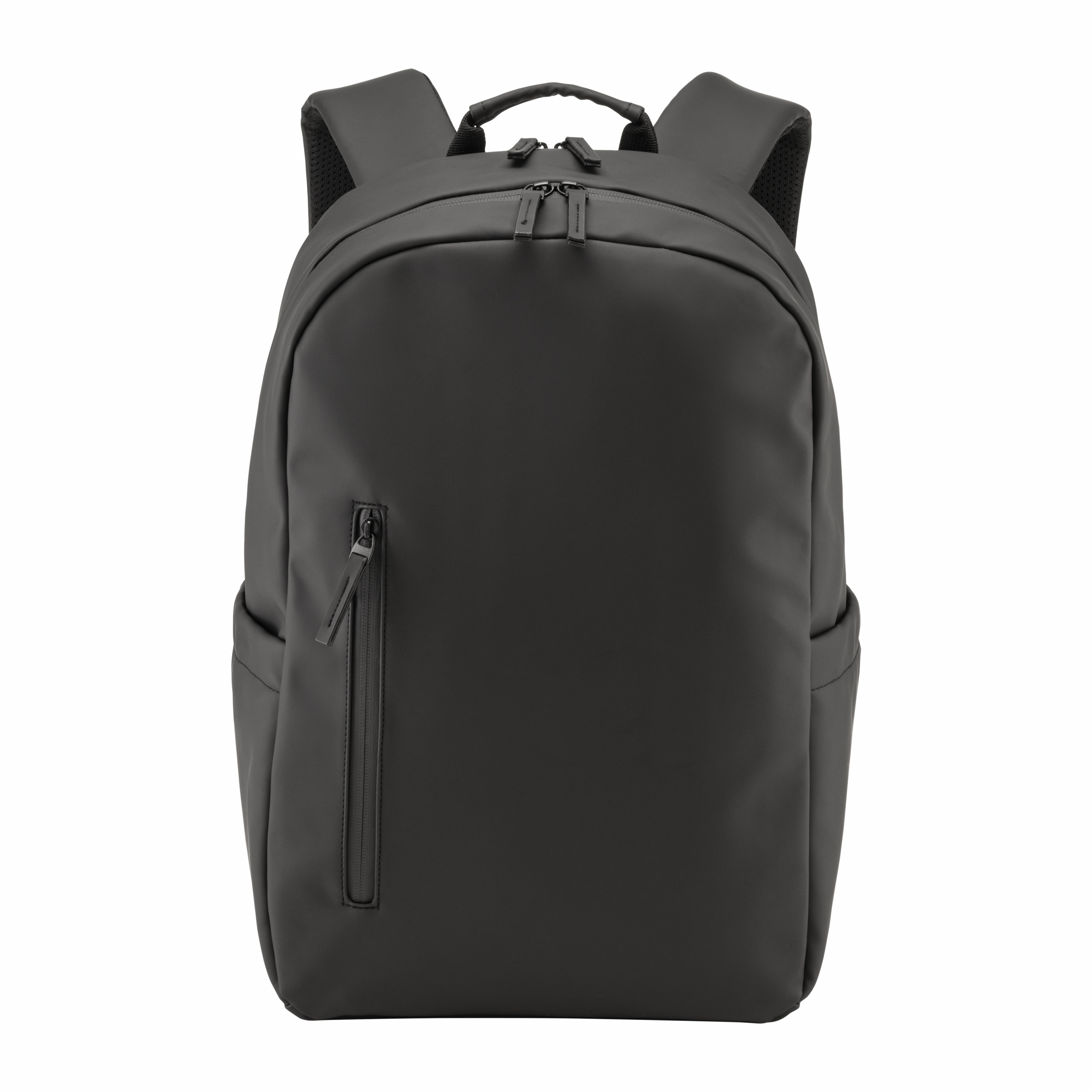 Mochila porta PC (15) en suave PU resistente al agua, Negro, , , ,