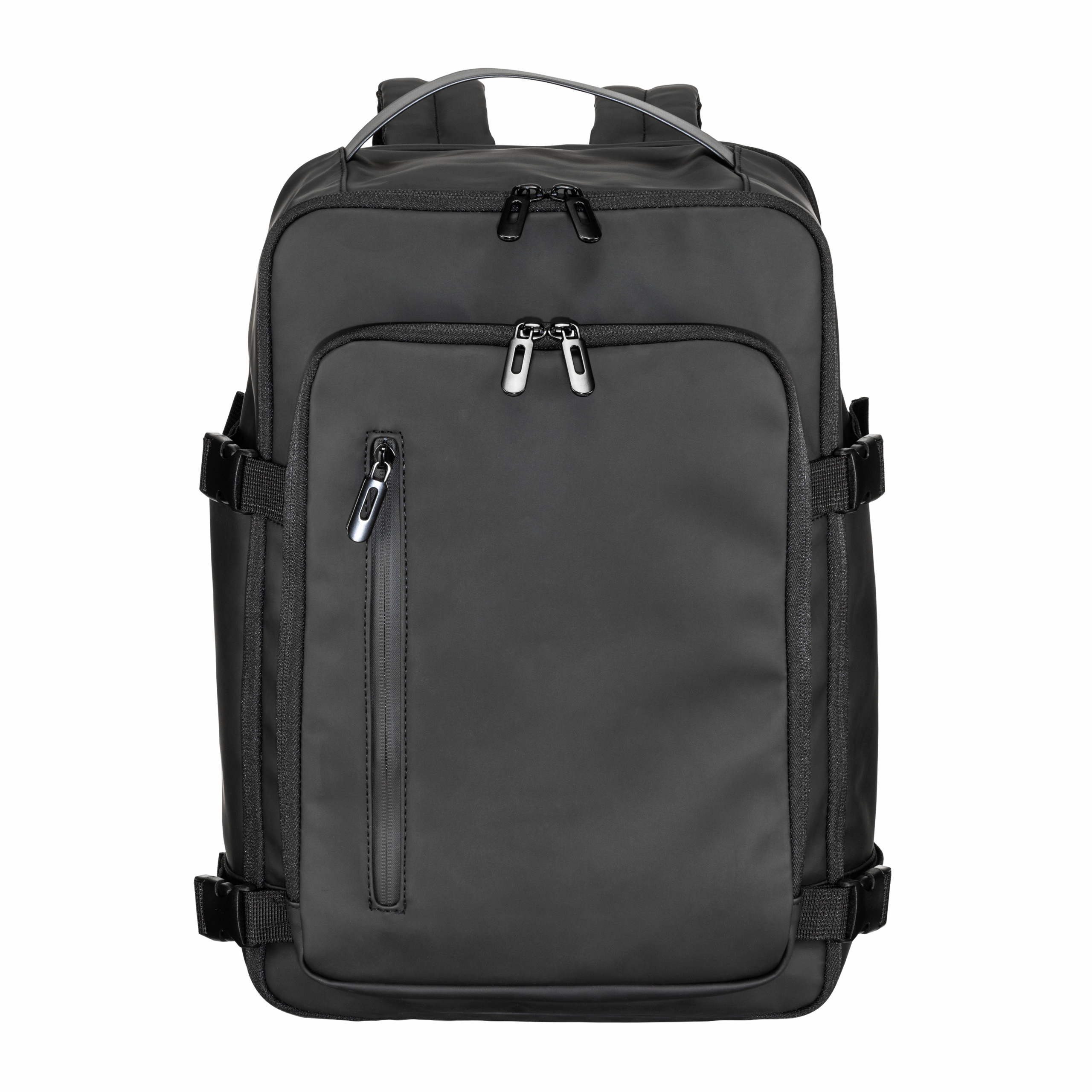 Mochila para portátil (15) en PU blando resistente al agua, Negro, , , ,